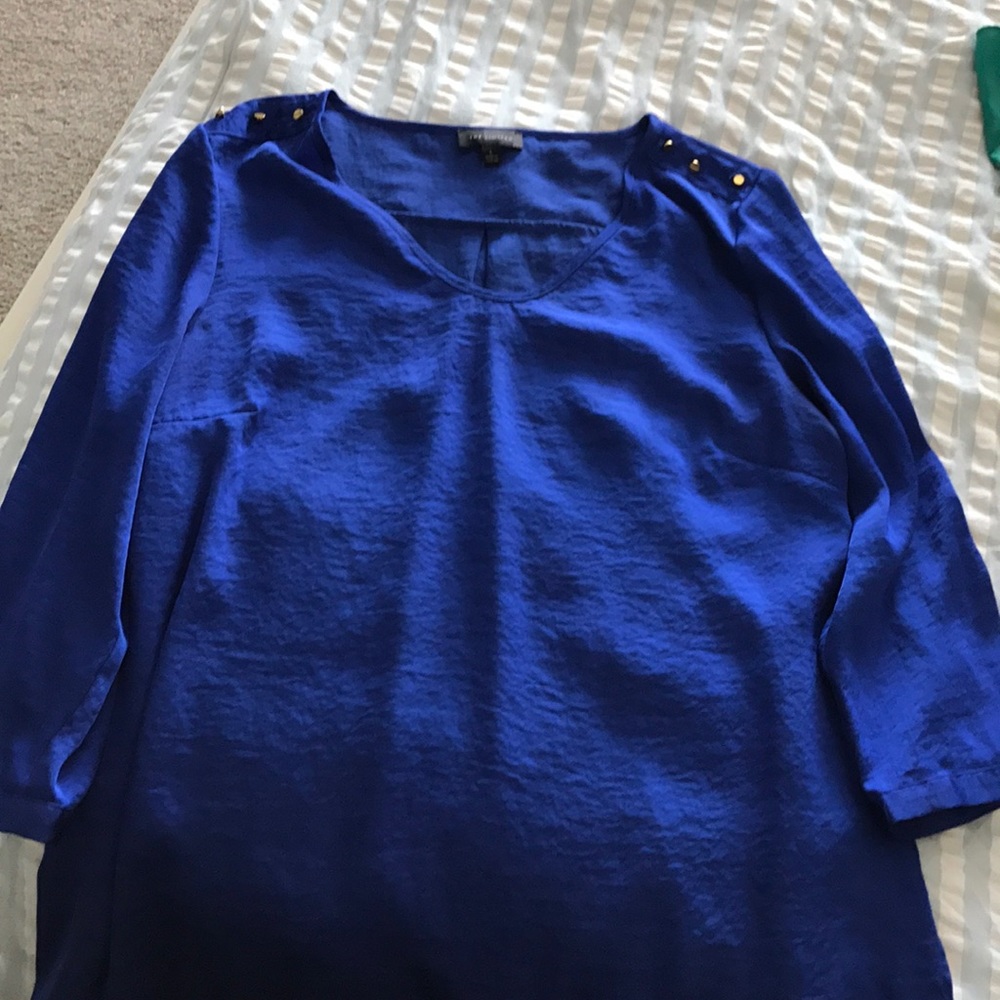 Cobalt blouse